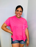 Summer Days Top (Fuchsia)