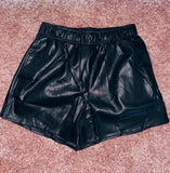 Raelynn HiRise Leather Shorts