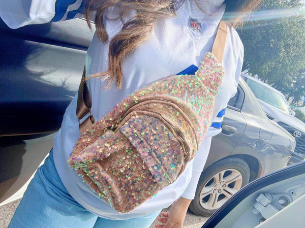 Sequin Sling Bag